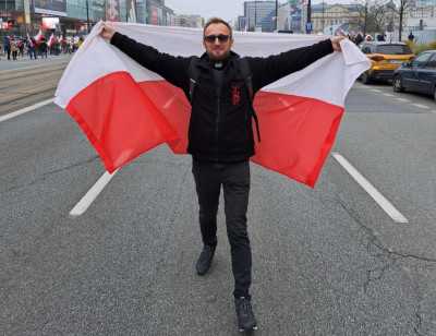 Byłem na marszu niepodległości.